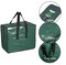 ProPik Christmas Ornaments Storage, Holiday Accessories Bag Tear-Proof Tarp 18 X 10 X 15 with Handles and Full Length Zipper (Green)